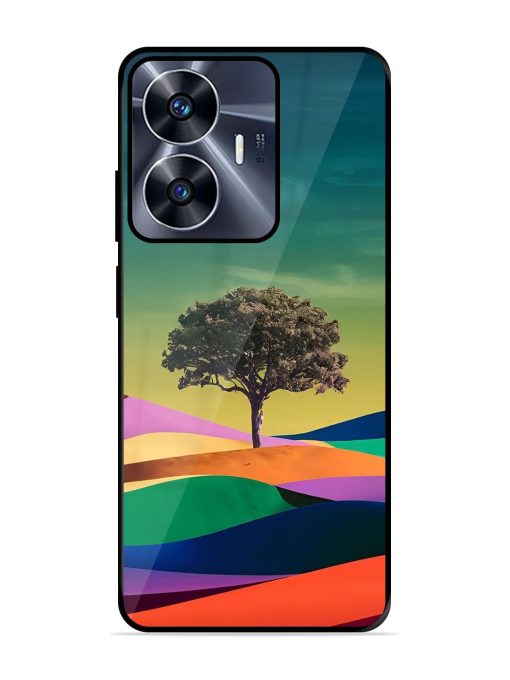 Rainbow'S Lone Sentinel Glossy Soft Edge Case for Realme C55 Chachhi