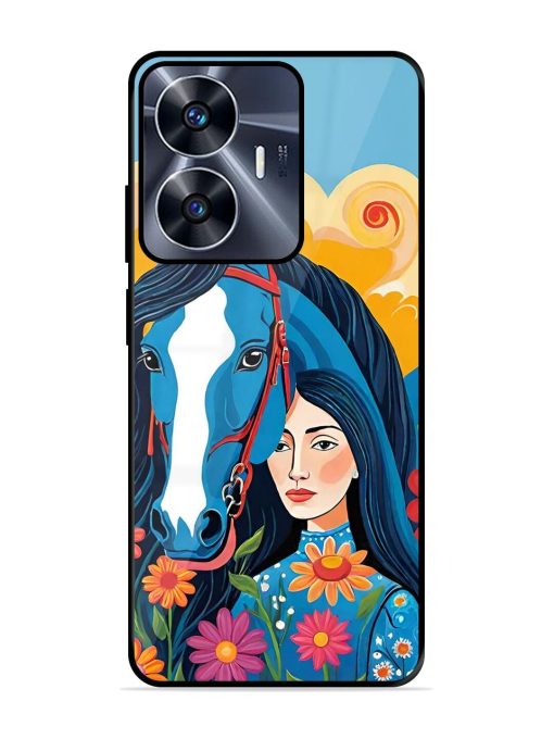 Equine Enchantment Glossy Soft Edge Case for Realme C55