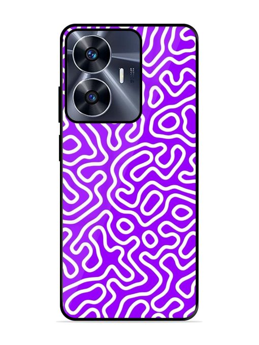 Wavy Wonder Glossy Soft Edge Case for Realme C55 Chachhi