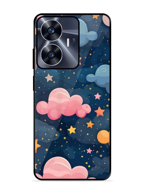 Twinkling Dreams Glossy Soft Edge Case for Realme C55 Chachhi