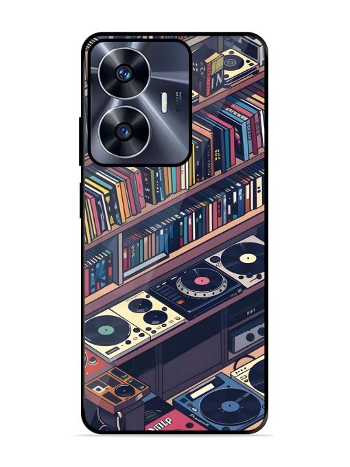 Music Lover'S Haven Glossy Soft Edge Case for Realme C55 Chachhi