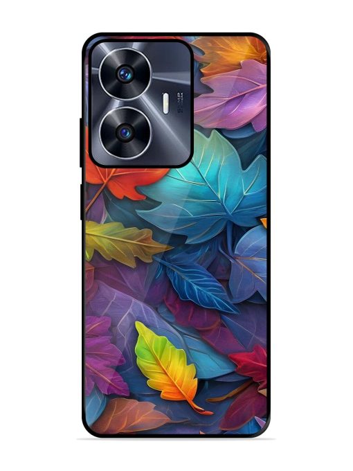 Autumn'S Embrace Glossy Soft Edge Case for Realme C55 Chachhi