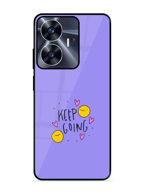 Smiling Through It All Glossy Soft Edge Case for Realme C55 Chachhi