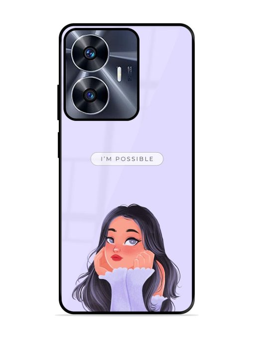 Im Possible Glossy Soft Edge Case for Realme C55 Chachhi