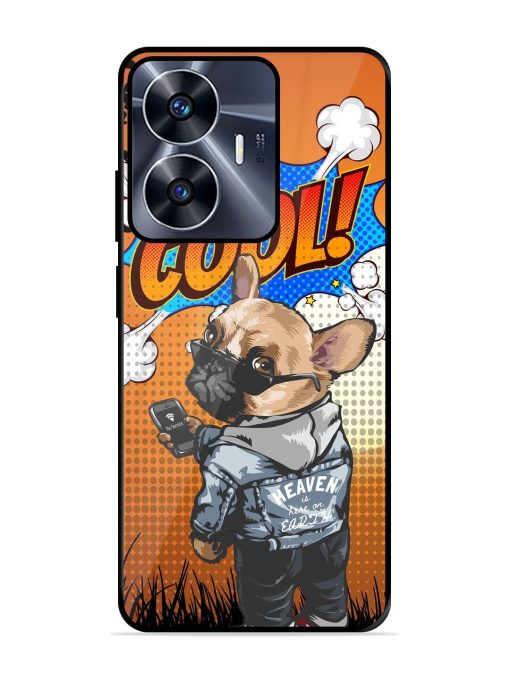 Cool Pup Glossy Soft Edge Case for Realme C55