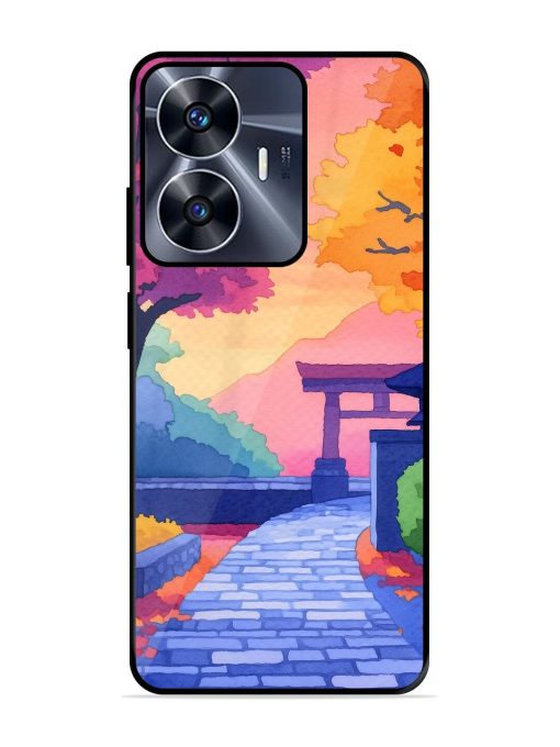 Autumnal Serenity Glossy Soft Edge Case for Realme C55 Chachhi