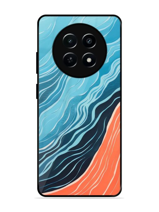 Oceanic Divide Glossy Soft Edge Case for Realme C65 (5G) Chachhi