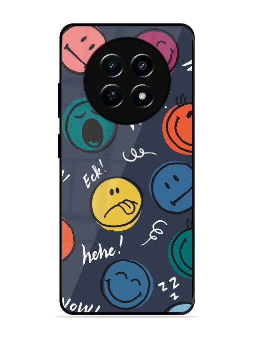 Emoticon Parade Glossy Soft Edge Case for Realme C65 (5G)