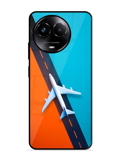 Skyward Bound Glossy Soft Edge Case for Realme C67 (5G) Chachhi