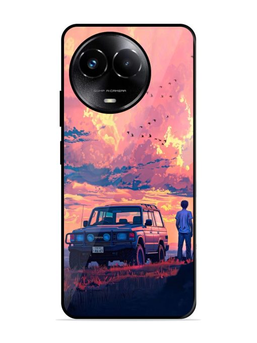 Solitude'S Horizon Glossy Soft Edge Case for Realme C67 (5G) Chachhi