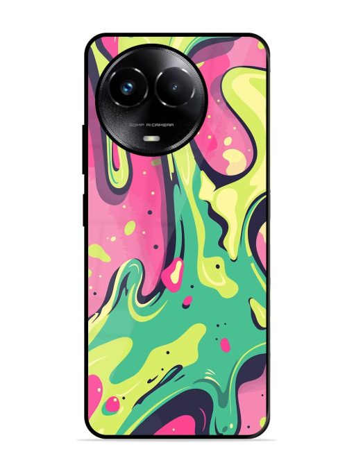 Gooey Grooves Glossy Soft Edge Case for Realme C67 (5G) Chachhi