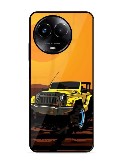 Sunset Cruise Glossy Soft Edge Case for Realme C67 (5G) Chachhi