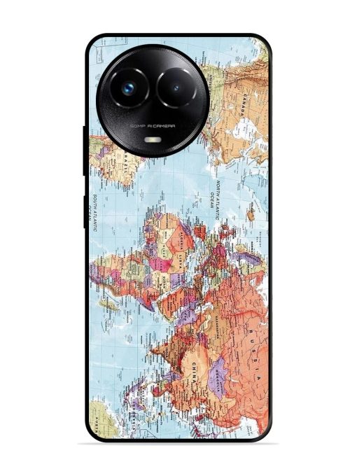 Our Blue Marble Glossy Soft Edge Case for Realme C67 (5G) Chachhi