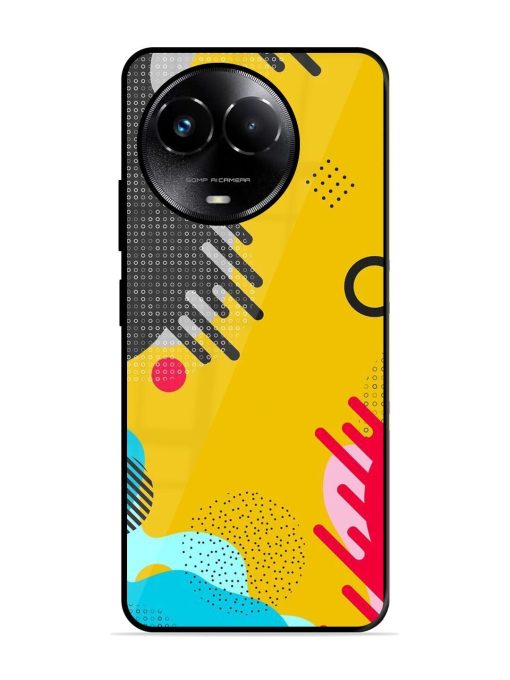 Neon Pop Glossy Soft Edge Case for Realme C67 (5G) Chachhi