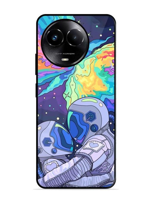 Cosmic Love Glossy Soft Edge Case for Realme C67 (5G) Chachhi