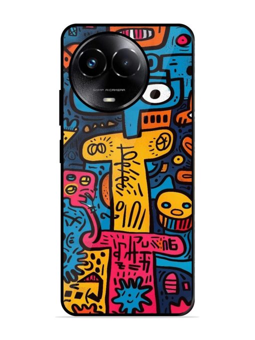 Doodletopia Glossy Soft Edge Case for Realme C67 (5G) Chachhi