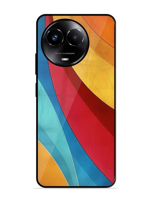 Curving Canvas Glossy Soft Edge Case for Realme C67 (5G) Chachhi