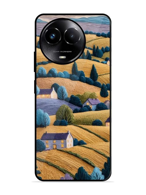 Rolling Hilltop Haven Glossy Soft Edge Case for Realme C67 (5G)