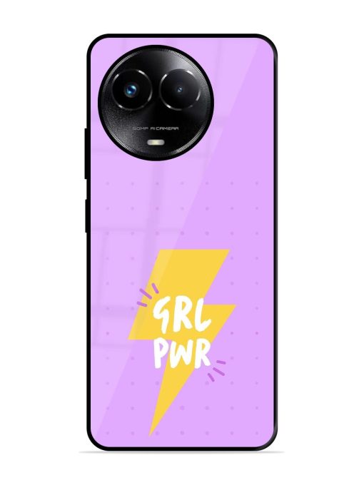 Girl Power Spark Glossy Soft Edge Case for Realme C67 (5G) Chachhi