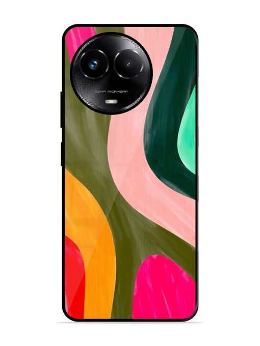 Wavy Wonder Glossy Soft Edge Case for Realme C67 (5G)