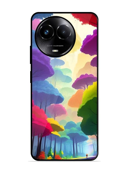 Rainbow Road Glossy Soft Edge Case for Realme C67 (5G) Chachhi