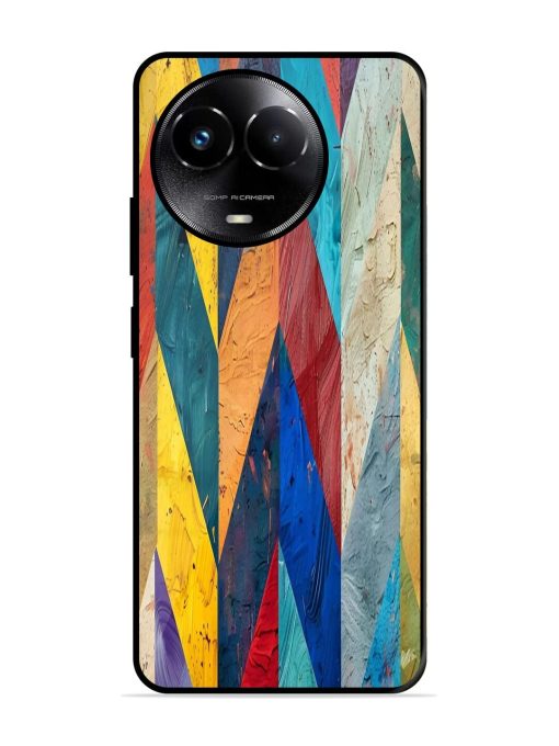 Abstract Tapestry Glossy Soft Edge Case for Realme C67 (5G) Chachhi