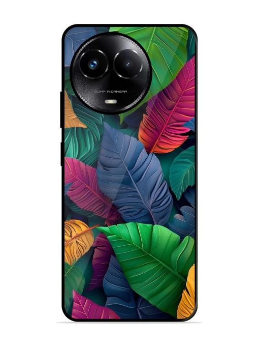 Tropical Tapestry Glossy Soft Edge Case for Realme C67 (5G) Chachhi