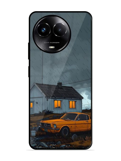 Rainy Day Retreat Glossy Soft Edge Case for Realme C67 (5G) Chachhi