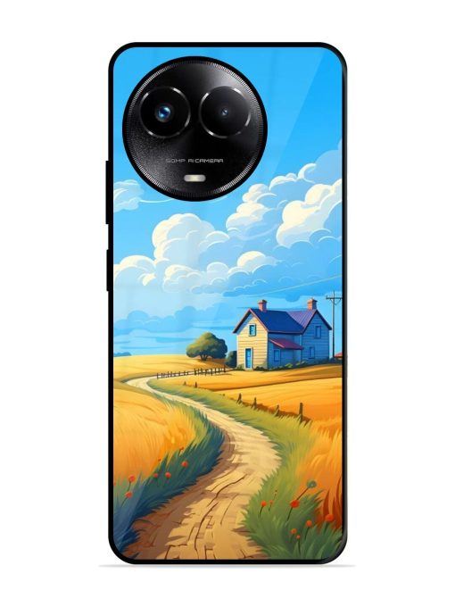 Countryside Cottage Glossy Soft Edge Case for Realme C67 (5G)