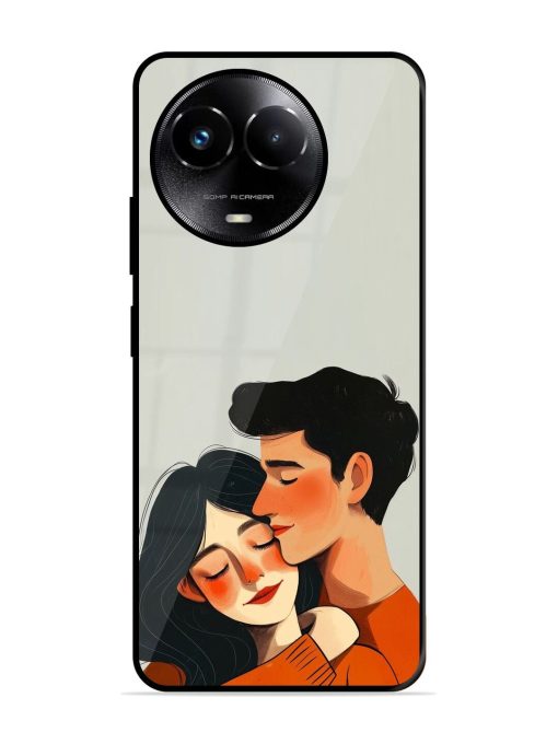 Craft Couples Glossy Soft Edge Case for Realme C67 (5G) Chachhi