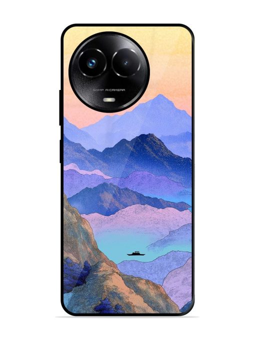 Mountain Mist Glossy Soft Edge Case for Realme C67 (5G) Chachhi