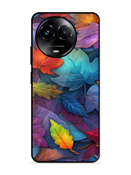 Autumn'S Embrace Glossy Soft Edge Case for Realme C67 (5G) Chachhi