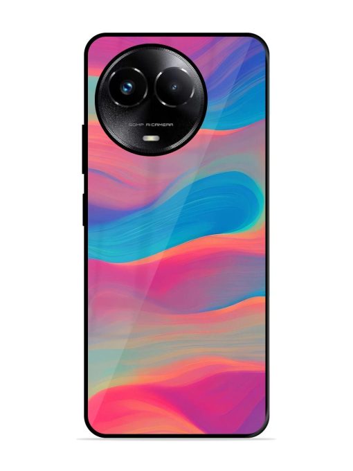 Wavy Wonder Glossy Soft Edge Case for Realme C67 (5G) Chachhi