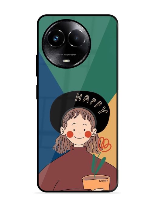 Happy Momo Glossy Soft Edge Case for Realme C67 (5G) Chachhi