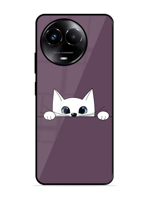 Peek-A-Boo Kitty Glossy Soft Edge Case for Realme C67 (5G) Chachhi