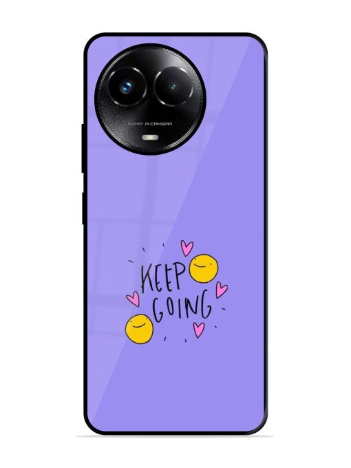 Smiling Through It All Glossy Soft Edge Case for Realme C67 (5G) Chachhi