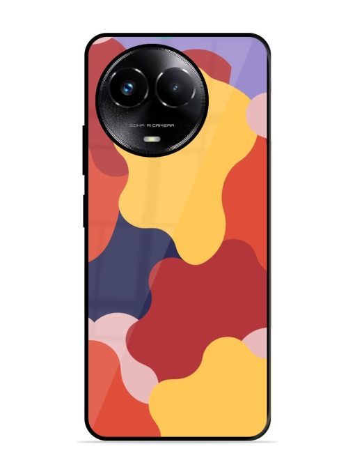 Gooey Color Chaos Glossy Soft Edge Case for Realme C67 (5G) Chachhi