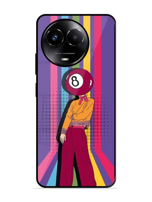 Eight Ball Fashionista Glossy Soft Edge Case for Realme C67 (5G) Chachhi