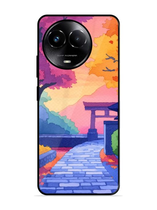 Autumnal Serenity Glossy Soft Edge Case for Realme C67 (5G) Chachhi