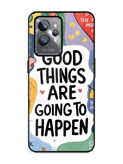 Uplifting Scribbles Glossy Soft Edge Case for Realme Gt 2 Pro Chachhi