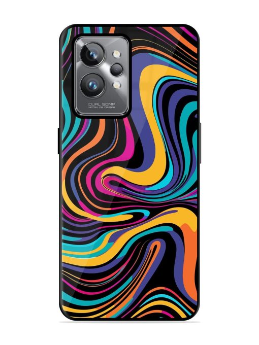 Psychedelic Swirl Glossy Soft Edge Case for Realme Gt 2 Pro Chachhi