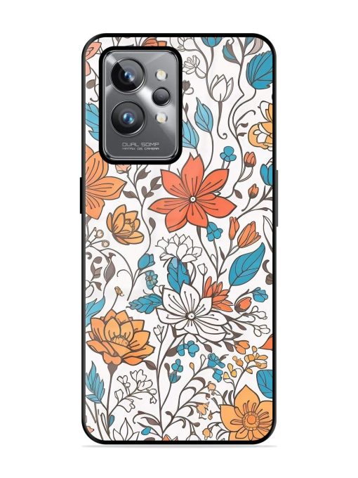 Floral Symphony Glossy Soft Edge Case for Realme Gt 2 Pro Chachhi