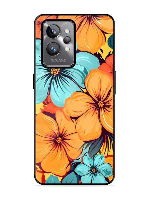 Tropical Bloom Glossy Soft Edge Case for Realme Gt 2 Pro Chachhi