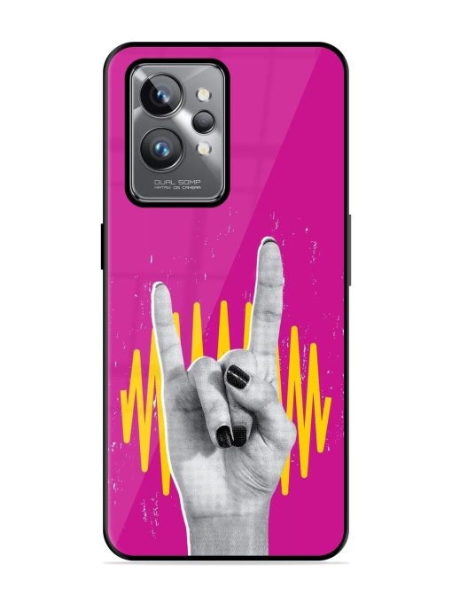 Rock Hand Glossy Soft Edge Case for Realme Gt 2 Pro Chachhi