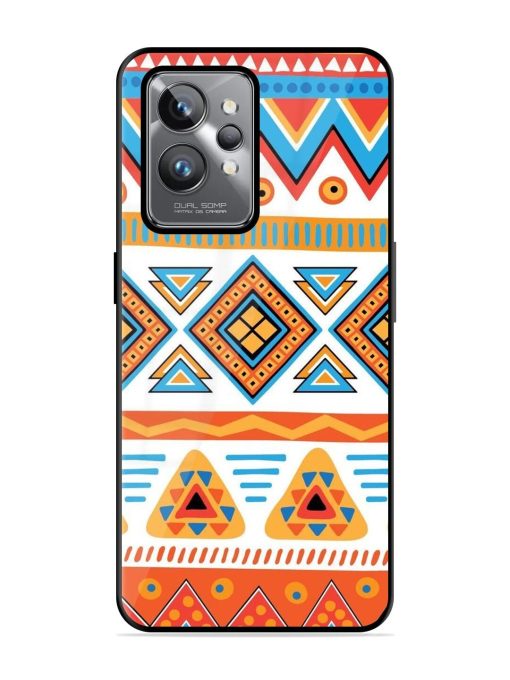 Vibrant Tribal Pattern Glossy Soft Edge Case for Realme Gt 2 Pro Chachhi