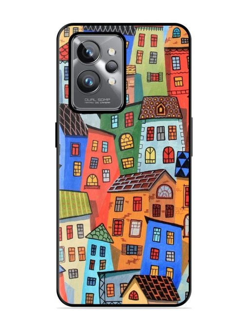 Rainbow House Glossy Soft Edge Case for Realme Gt 2 Pro Chachhi