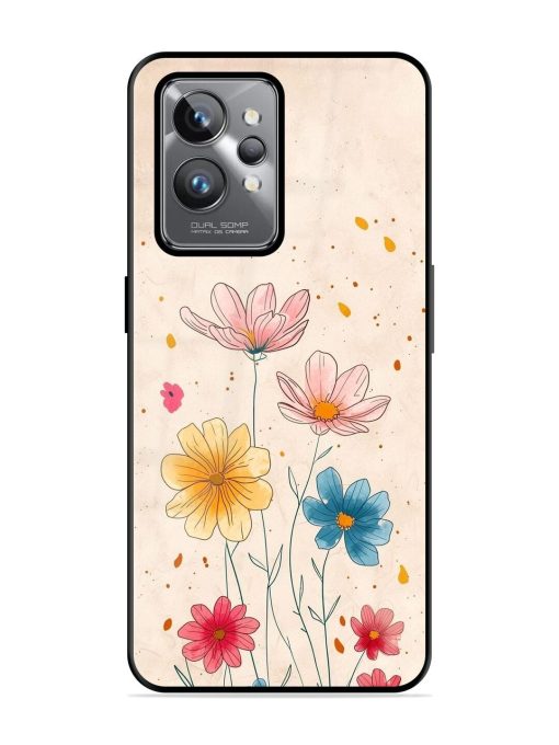 Delicate Bloom Glossy Soft Edge Case for Realme Gt 2 Pro Chachhi