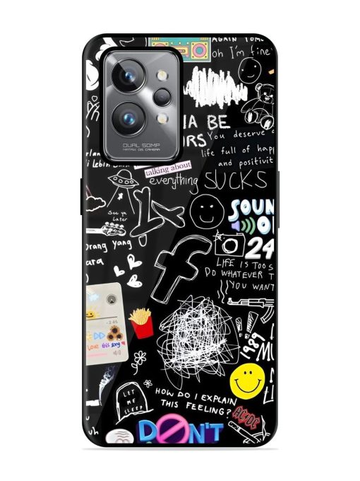 Doodle Diary Glossy Soft Edge Case for Realme Gt 2 Pro Chachhi