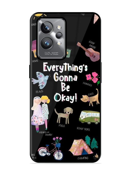 Everything'S Gonna Be Okay Glossy Soft Edge Case for Realme Gt 2 Pro Chachhi