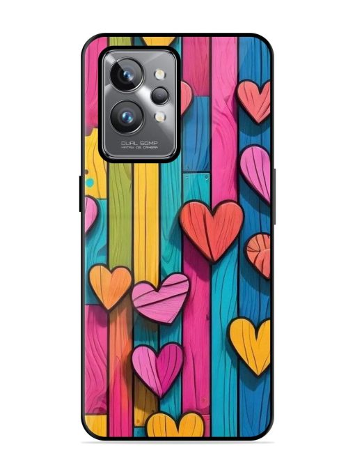 Rainbow Of Hearts Glossy Soft Edge Case for Realme Gt 2 Pro Chachhi